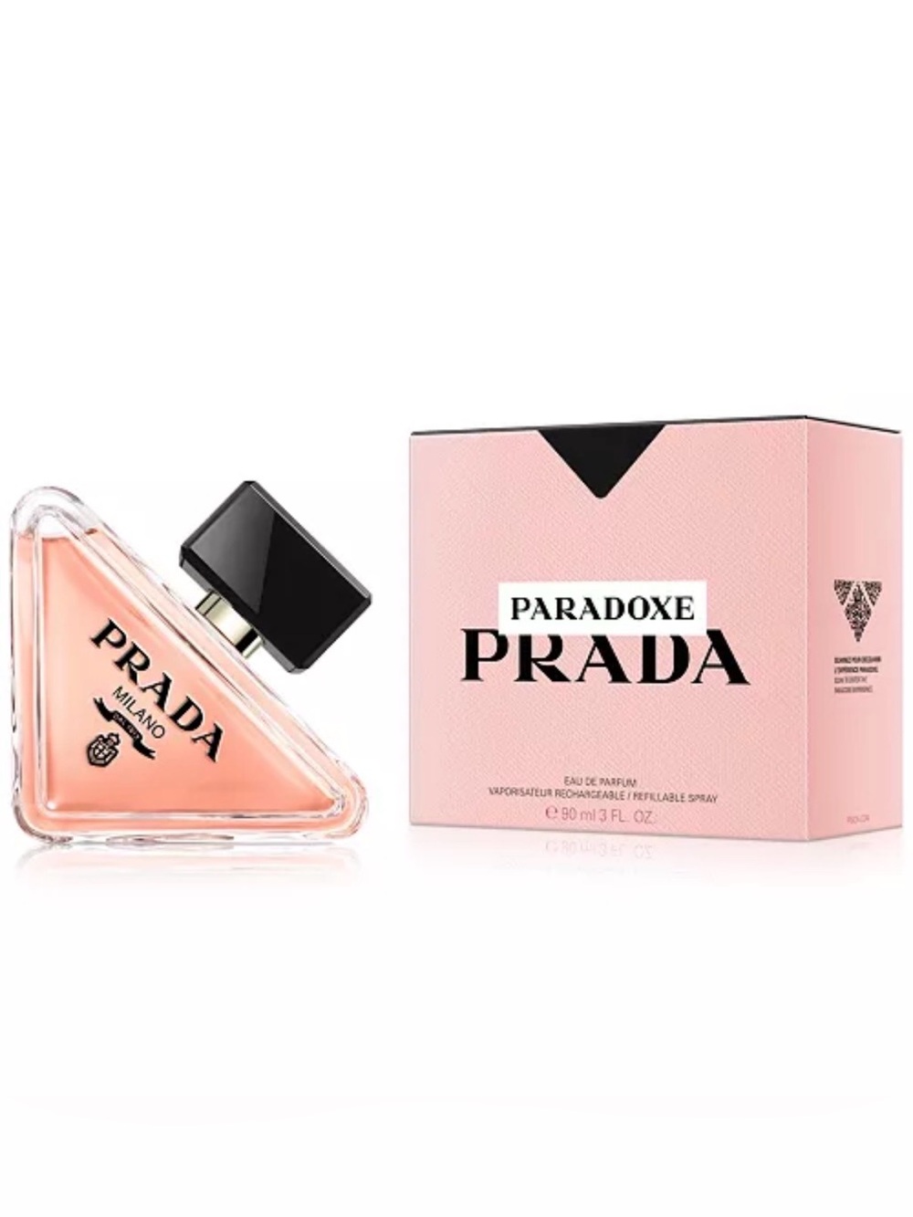 Prada Milano Women’s Body Oil in Amber Pink Glass Bottle - Picture 3 of 5